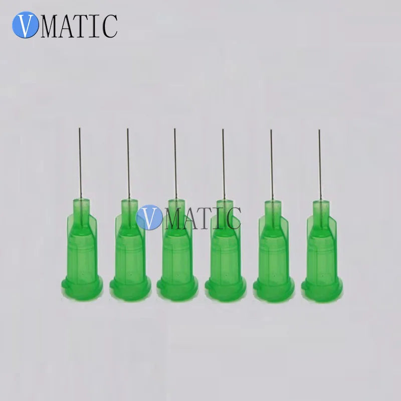 Free Shipping Non Sterilized 100Pcs 34G Ctan 1/2 Inch Luer Lock Glue Dispensing Tips And Plastic Nozzles