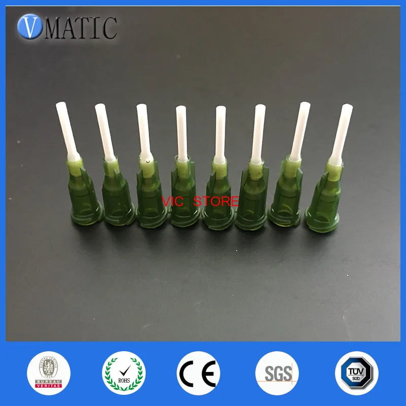 High Quality 100Pcs 1/2 Inch (0.5'') 14G Polypropylene Flexible Dispensing Needle Plastic Tip