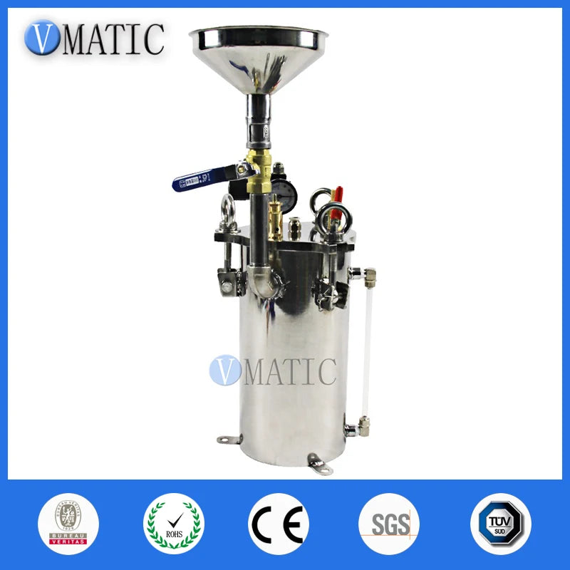 VMATIC Stainless Steel Pressure Vessels SUS 304 Liquid Glue Container Dispensing Storage Pressure Tank