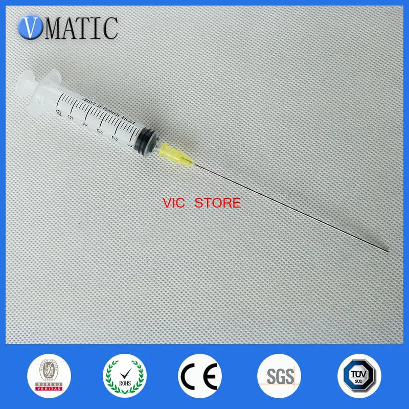 High Quality 20G Blunt Tip Needle Fill 10cm Long For Liquid Dispenser Adhesive Glue Ink Refilling 100mm Length Dispensing Needle