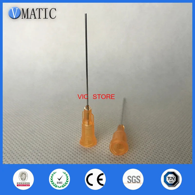Free Shipping 100Pcs 1'' 23G Dispensing Needle Tip Oem Luer Lock Needles