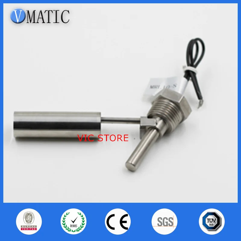 Free Shipping Stainless Steel 90 Degrees Side Mounted Fitting Sensors Inductive Float Boiler Water Level Sensor VCL10