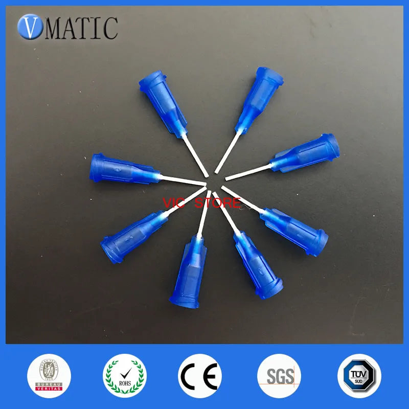 High Quality 100Pcs 0.5'' 22G Polypropylene Flexible Glue Dispenser Needle Dispensing Plastic Needle Tip 1/2 Inch