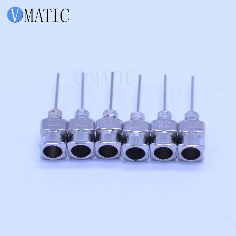 High Quality 12Pcs 0.5'' 22G Stainless Steel Needle Tips 1/2 Inch