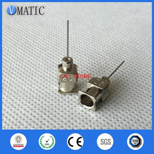 Free Shipping 1/2 Inch Tip Length 26G All Metal Tips Blunt Stainless Steel 12Pcs Glue Dispensing Needles Syringe Needle Tips