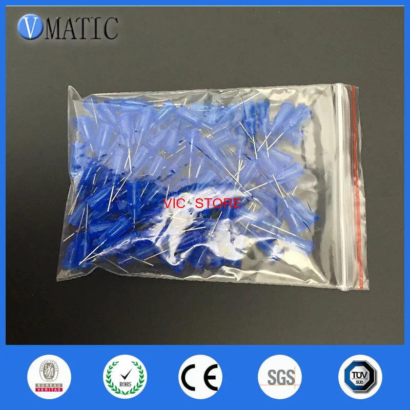 Free Shipping Top Quality Assurance Chinese Tips 100Pcs 22G 0.5'' 1/2 Inch Plastic Syringes Needle