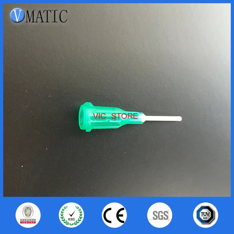 High Quality 100Pcs 18G 0.5'' Luer Lock Glue Dispensing Polypropylene Needle Tips 1/2 Inch