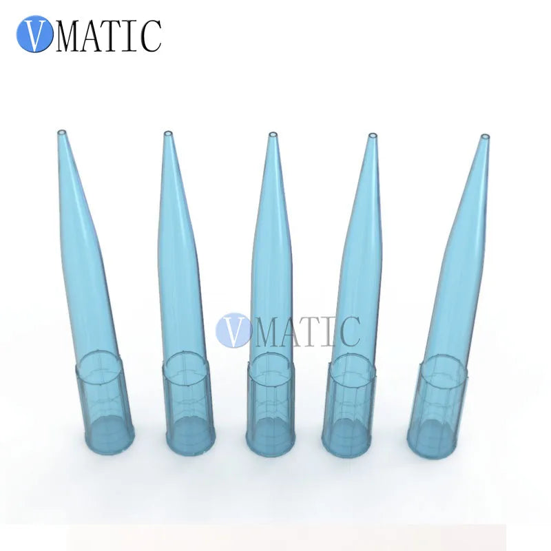 Free Shipping Light Blue Big Size TT Tapered Dispensing Needle 70mm Length 100Pcs Plastic Needles