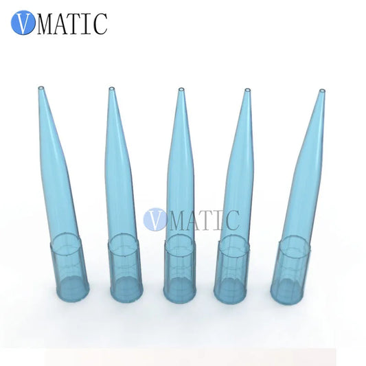 Free Shipping Light Blue Big Size TT Tapered Dispensing Needle 70mm Length 100Pcs Plastic Needles