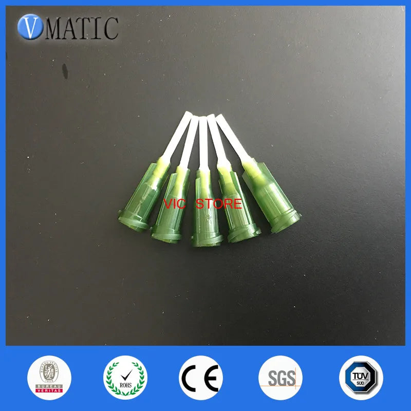 High Quality 100Pcs 1/2 Inch (0.5'') 14G Polypropylene Flexible Dispensing Needle Plastic Tip