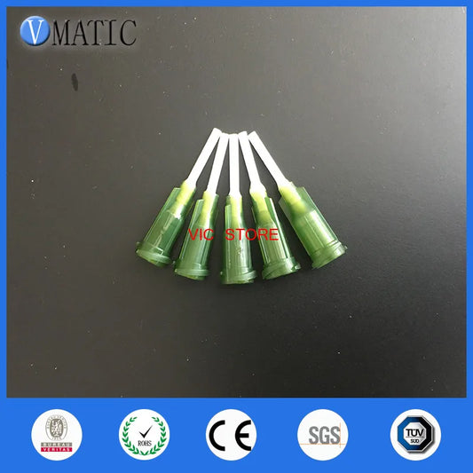 High Quality 100Pcs 1/2 Inch (0.5'') 14G Polypropylene Flexible Dispensing Needle Plastic Tip