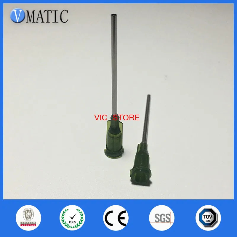 Free Shipping 1.5'' Tubing Length 14G Luer Lock S.S.Glue Plastic Dispensing Needle Tip 1-1/2 Inch