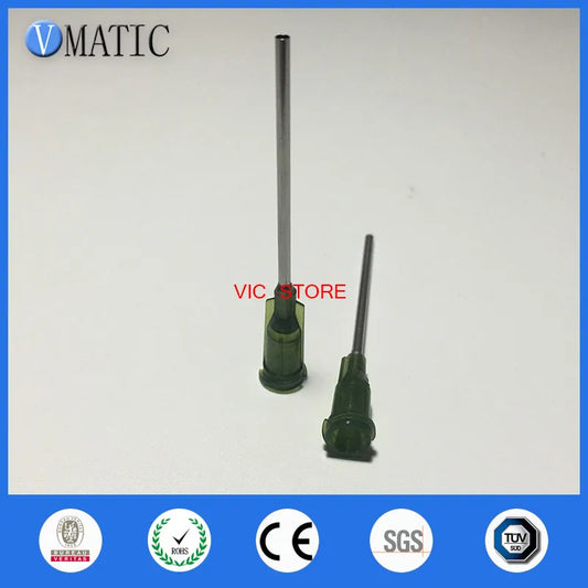 Free Shipping 1.5'' Tubing Length 14G Luer Lock S.S.Glue Plastic Dispensing Needle Tip 1-1/2 Inch