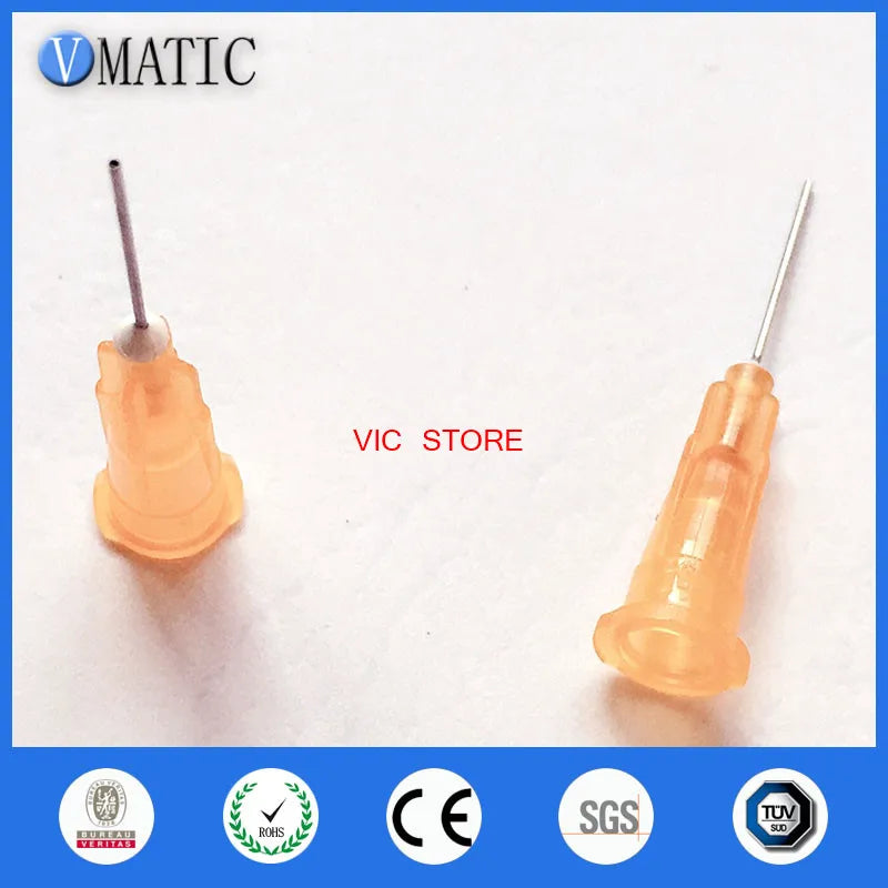High Quality 25G 0.5'' 1/2 Inch High quality Pinhead Syringe Needle Tip Glue / Liquid Dispensing Needle Tip