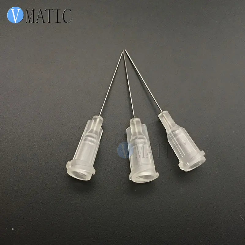 Free Shipping 1.5'' Tube Length 100Pcs 14/15/16/18/20/21/22/23/25/27 Glue Adhesive Dispensing Needle Tips 1-1/2 Inch