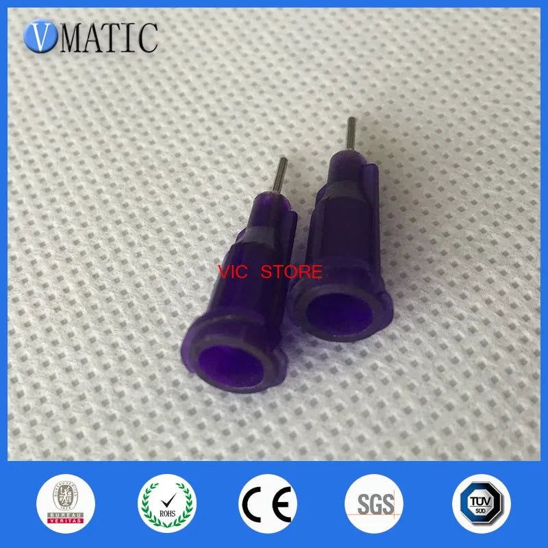 Free Shipping 100Pcs 1/4'' Inch Glue Dispensing Needle 21G
