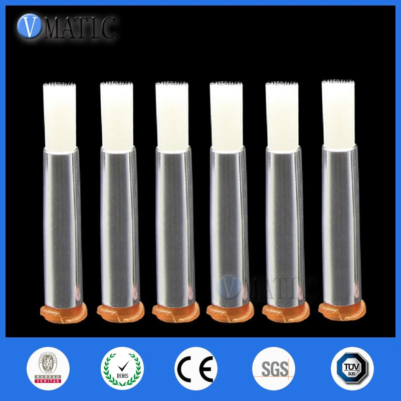 Free Shipping 15G Needle Brush Double Screw Thread Needles Efd Soft Brush Needle Round Mouth Dia 5mm