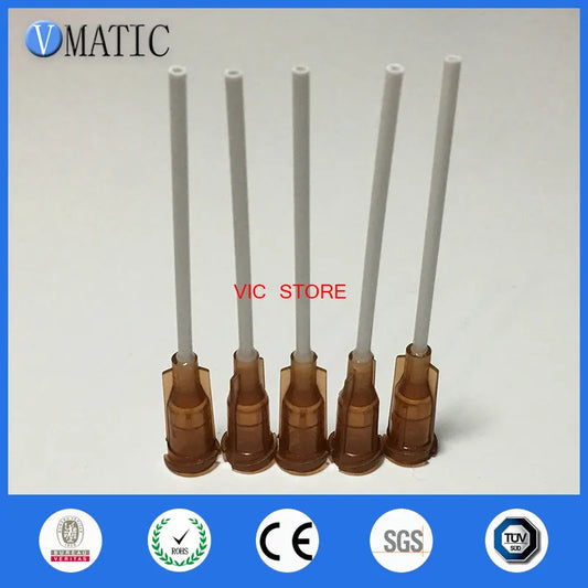 Free Shipping 100Pcs 15G 1.5'' PP Flexibility Needle Tips 1-1/2 Inch And Nozzle For Dispensing