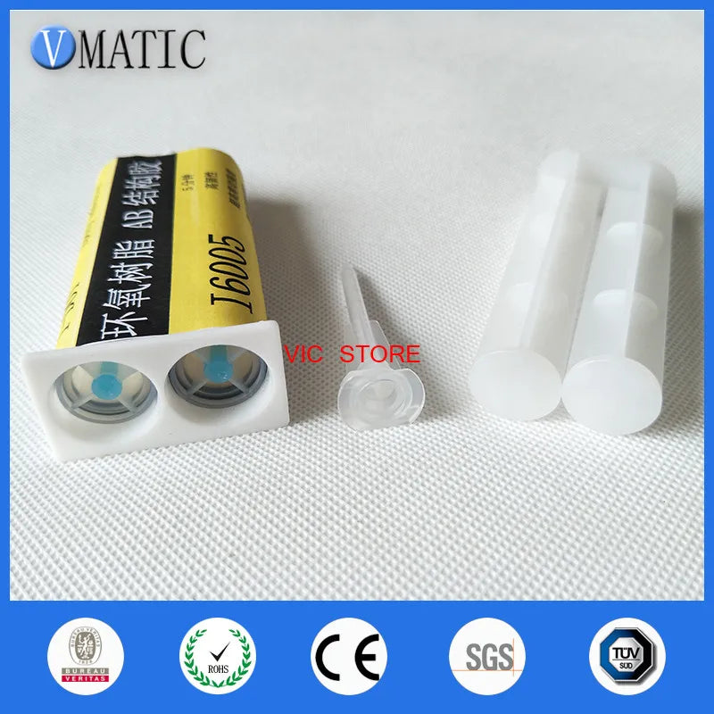High Quality New Bonding Application Cartridge Set Package Epoxy AB Glue With Excellent Adhesion To Many Materials / Push Rod