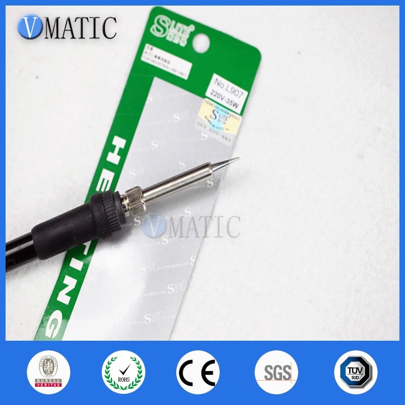 Free Shipping Internal Heating Soldering Iron 907 35W 220V Electronics Solder Tool Pencil Ceramic Heater Long Life Tip
