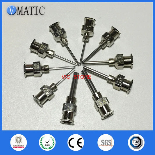 Free Shipping 10pcs 12G-26G Metal Belt Stainless Steel Needle Tips 1/2 Inch