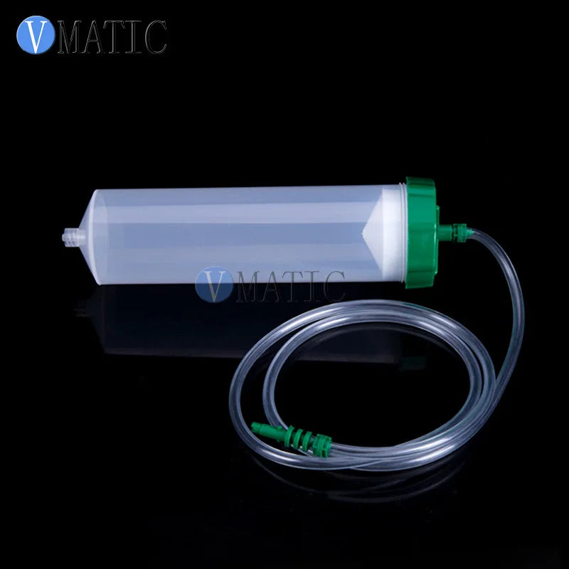 Free Shipping 200cc 200ml Helix Luer Lock Tip Dispensing Pneumatic Syringe Barrel With Piston