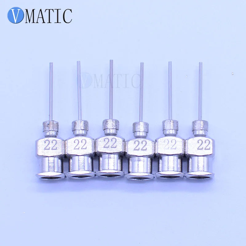 High Quality 12Pcs 0.5'' 22G Stainless Steel Needle Tips 1/2 Inch