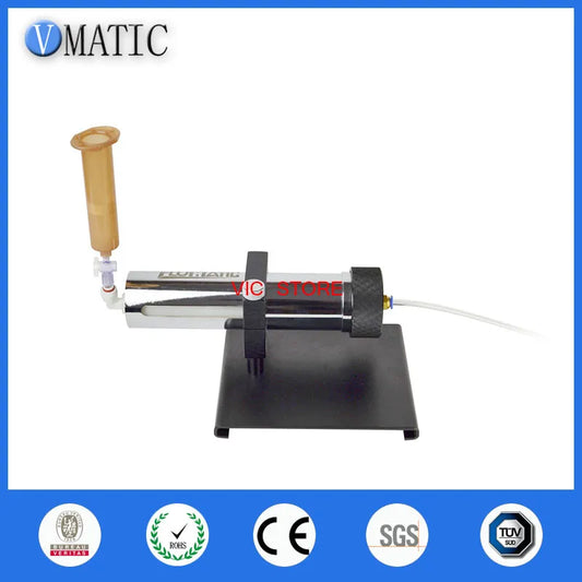 High Quality Glue Dispensing Manually Operated Syringe Fillers For 8 Oz Cartridge Dispensing Syringe Fillers With Wood Stand