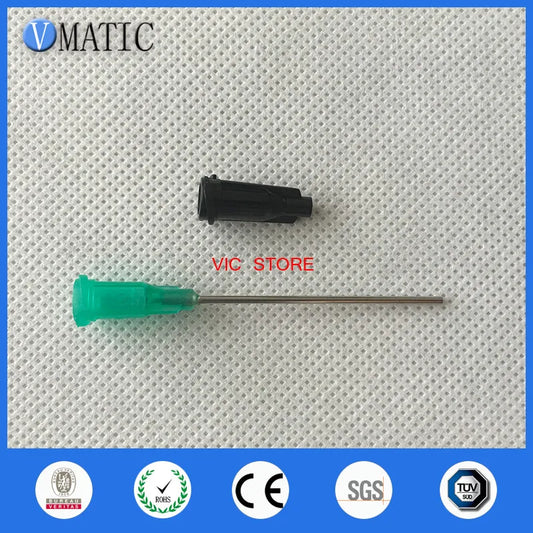 Free Shipping 50sets 18G 1.5'' Dispensing Needles Tips 1-1/2 Inch for Liquid Adhesive Glue Syringe