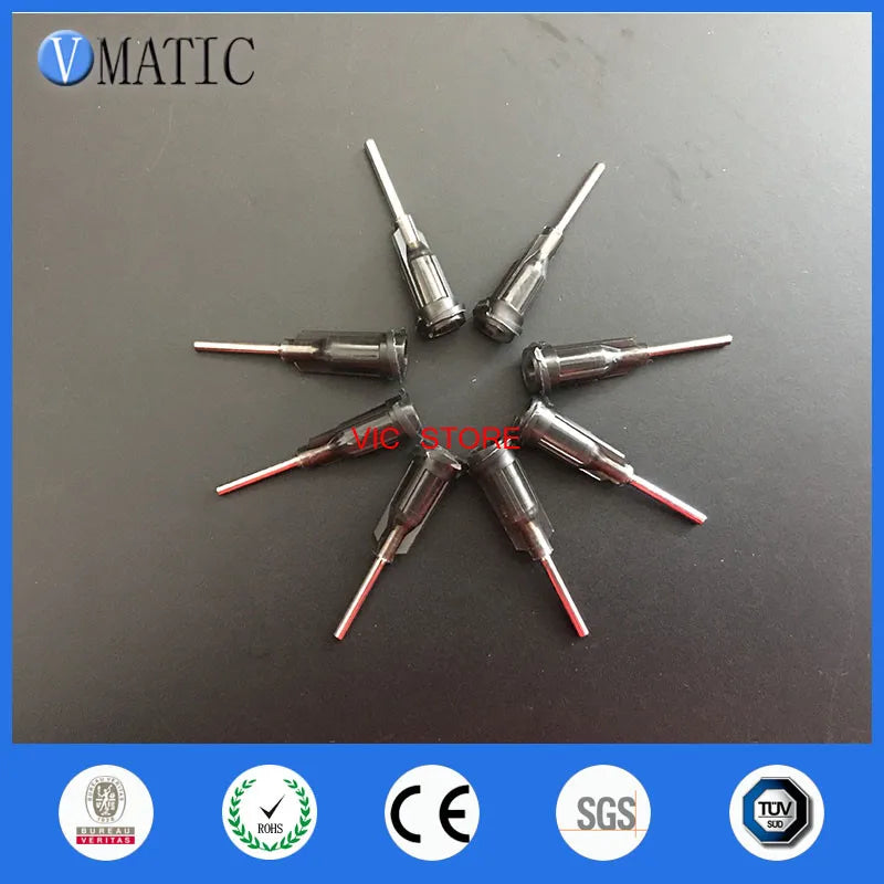 Free Shipping 100Pcs/Bag Industrial Tips 16G Gray Color Dispensing Needles Disposable Blunt Needle Tip 1/2 Inch