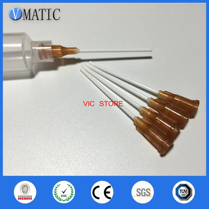 Free Shipping 100pcs 15G 1" Inch PP Flexible Dispensing Needles