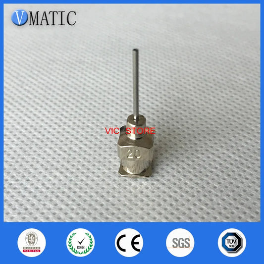 Free Shipping 1/2 Inch Tip Length 20G All Metal Tips Blunt Stainless Steel 12Pcs Glue Dispensing Needles Syringe Needle Tips