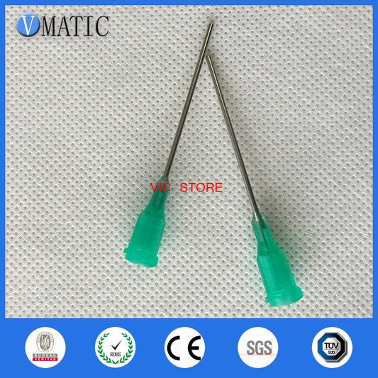 High Quality 100Pcs 18G Blunt Needles Dispensing Needle With 1 Inch Tubing Length