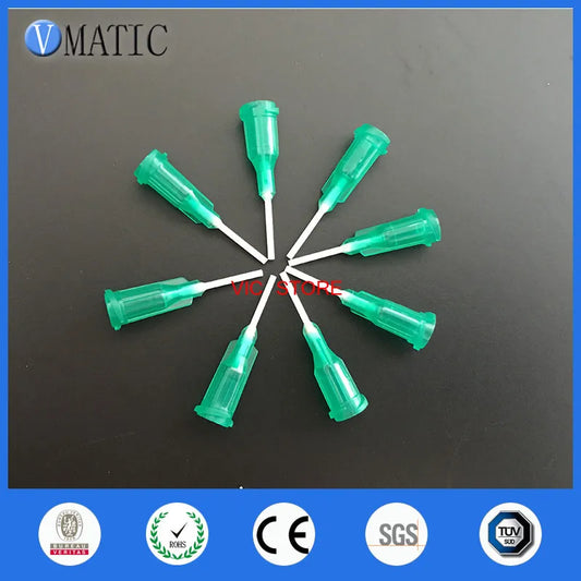 High Quality 100Pcs 18G 0.5'' Luer Lock Glue Dispensing Polypropylene Needle Tips 1/2 Inch
