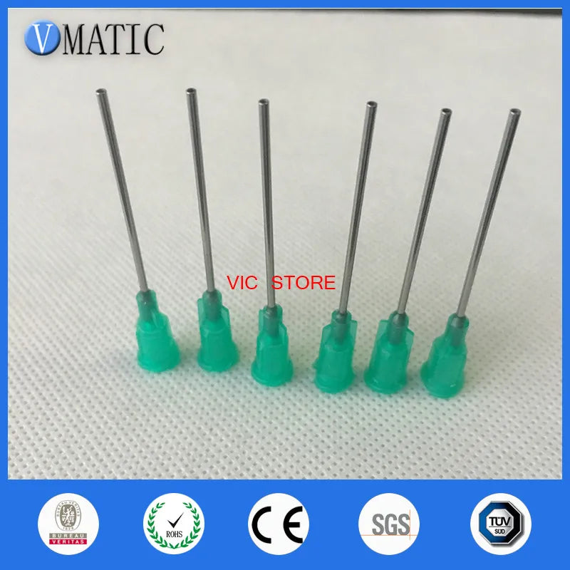 Free Shipping Non Sterilized 6Pcs Liquid Glue Dispenser 10ml/cc Plastic Syringes + 14 Gauge 1'' Tube Length Needle + Stopper/Cap