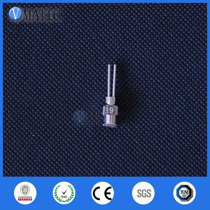 Free Shipping 6Pcs 15G-30G Stainless Steel Double Tube Dual Needles Tips 1/2 Inch