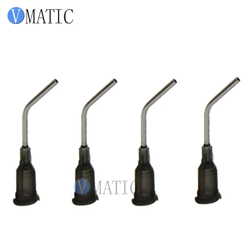 Free Shipping 100Pcs 16G Grey 0.5'' Tubing 45 Degree Bent Best Quality Syringe Needle 1/2 Inch