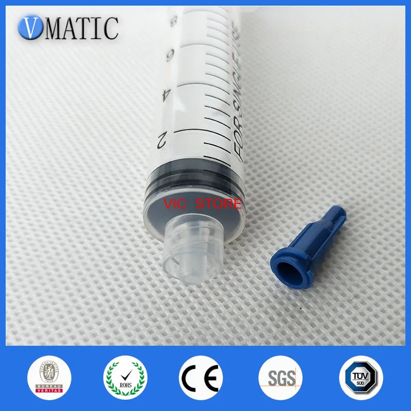 High Quality 1000Pcs Luer Lock Screw Type Dark Blue Syringe Caps Dispensing Syringe Cap Stoppers