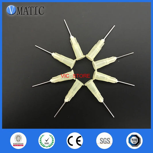 Free Shipping 100Pcs 0.5'' 19G Luer Slip Dispenser Needles | Dispensing Needles Tips | Dispenser Needle Tips 1/2 Inch