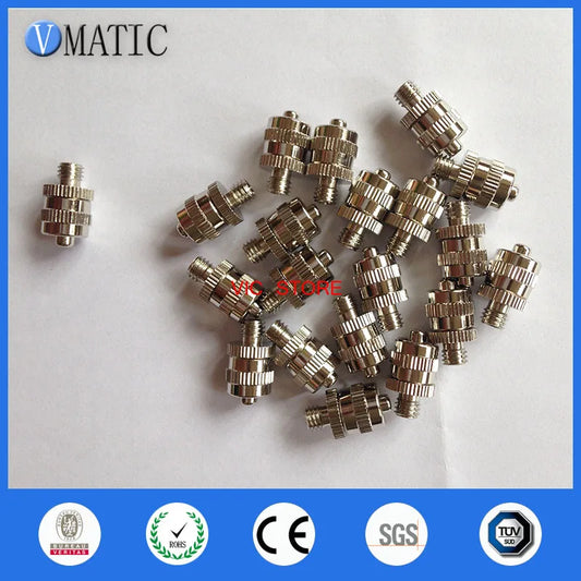 Free Shipping M6 Screw Needle 10Pcs/Set Metal Dispensing Needle Adapter/ Connector