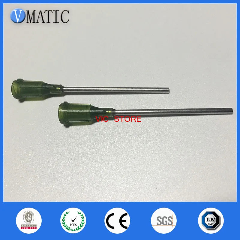 Free Shipping 1.5'' Tubing Length 14G Luer Lock S.S.Glue Plastic Dispensing Needle Tip 1-1/2 Inch