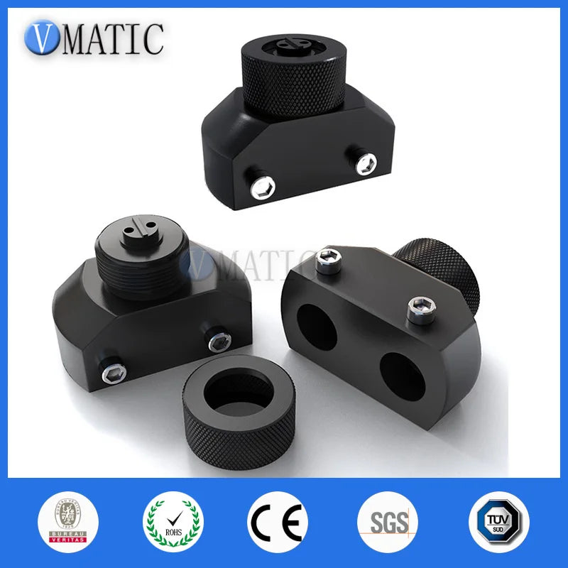 AB Glue Adhesive Mixing Ratio 1:1 Dispensing Pneumatic Valve Head Adapter Static Mixer Tee Connector Fitting Adapter
