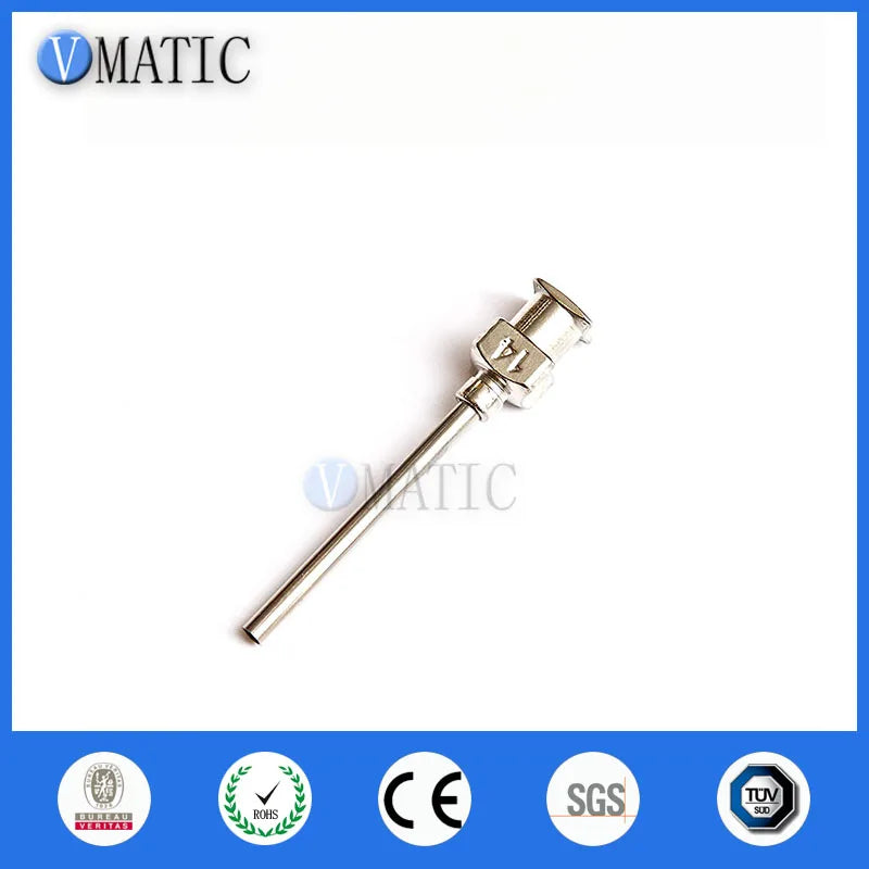 High Quality 12Pcs 1 Inch Tip Length 14G Blunt Stainless Steel Dispensing Needles Syringe Needle Tips Glue Dispenser Needle