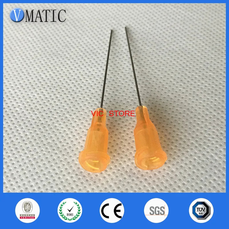 Free Shipping 100pcs 1.5 Inch 23G TE Premier Dispensing Industry Dispensing Needle Tips 1-1/2 Inch