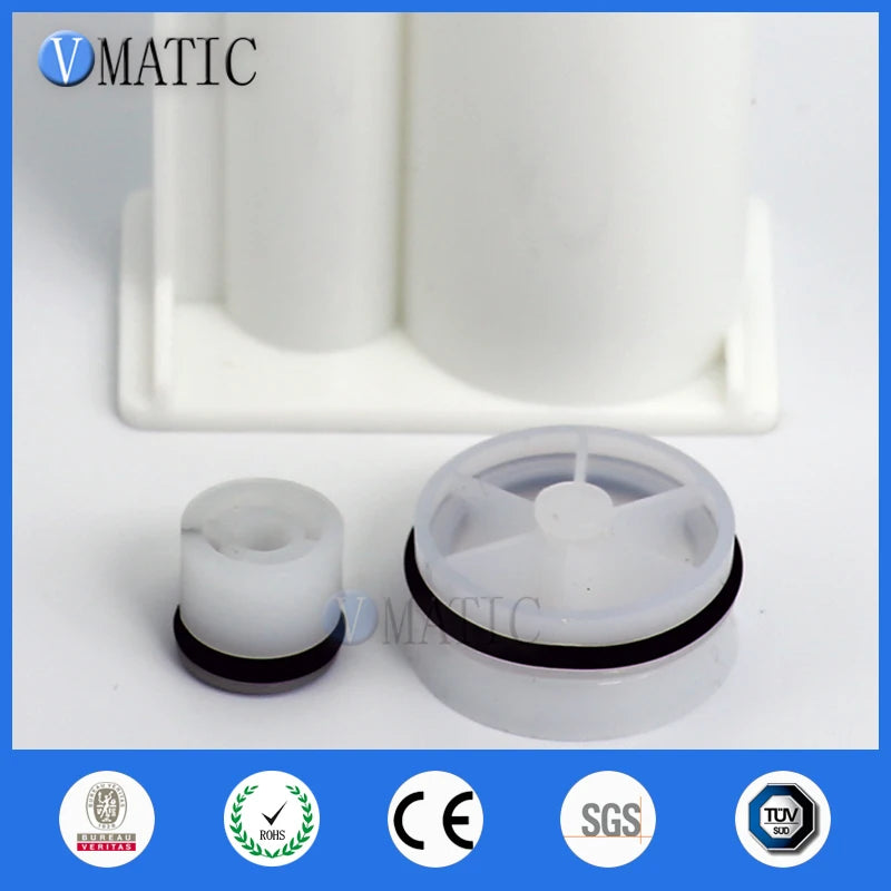 High Quality 2Pcs AB Epoxy Gun Cartridge 50 ml/cc Syringe 4:1 Two-Component Caulking Cartridge 4:1