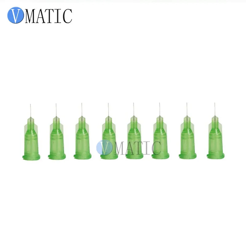 Free Shipping 100Pcs Non Sterilized 34G 0.25'' Tubing Length Liquid Dispensing Tips Glue Dispense Needle 1/4 Inch