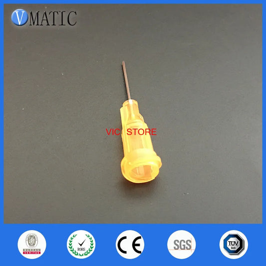 High Quality 100Pcs Quality Assurance 23G Orange Color 1/2'' Inch Tube Length Wholesale Luer Lock Blunt Tip Needle
