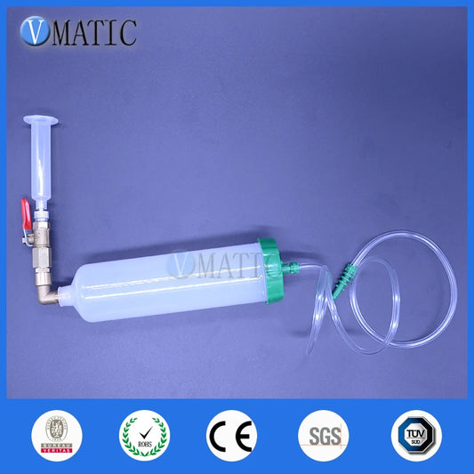 Free Shipping Glue Dispensing Pneumatic Syringe 300cc/ml + 30cc/cl Dispensing Syringe + Adapter Wrapper For Glue Prefilling