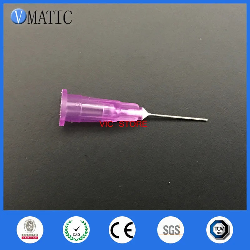 Free Shipping 100pcs 24G 0.5'' 1/2 Inch Syringe Glue / Liquid Dispensing Needle Tips