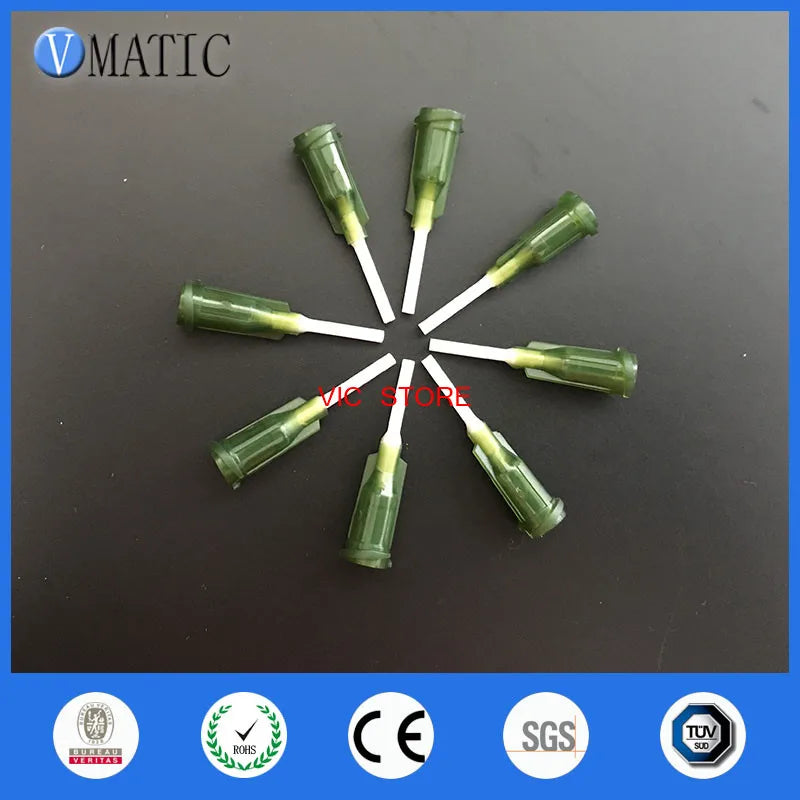 High Quality 100Pcs 1/2 Inch (0.5'') 14G Polypropylene Flexible Dispensing Needle Plastic Tip